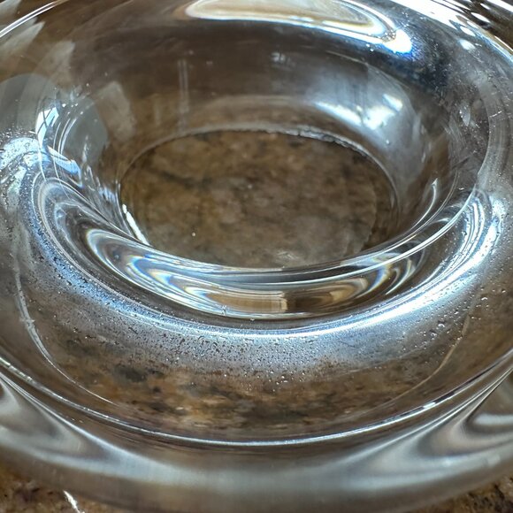 NWOT Schott Zweisel Crystal Votive Candle Holder and  NEST Bamboo Scented Candle - Picture 3 of 9